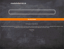 Tablet Screenshot of eisenbahnbetrieb.de